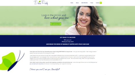 denise purdy website and branding project