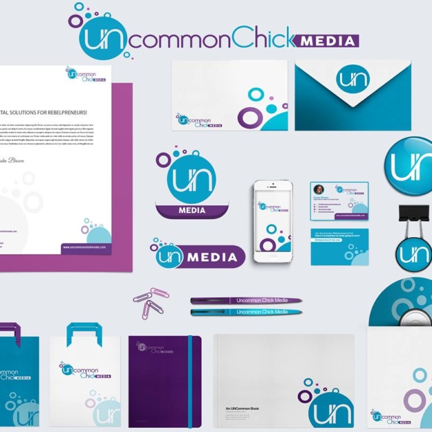 uncommon chick media brand design