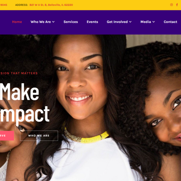 wpt cares website - portfolio
